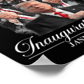 Trump 2025 47. Präsident Einweihung des Staat Poster (Ecke)