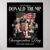 Trump 2025 47. Präsident Einweihung des Staat Poster (Vorne)