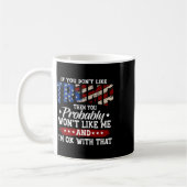 Trump 2025 amerikanische Flagge 4. Juli Trump 2025 Kaffeetasse (Links)