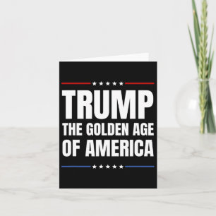 Trump 2025 - das goldene Zeitalter der Amerikaner Karte