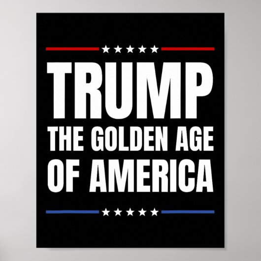 Trump 2025 - das goldene Zeitalter der Amerikaner Poster (Vorne)