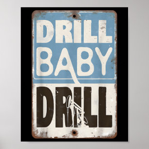 Trump 2025 Drill Baby Drill Costume _1 Poster
