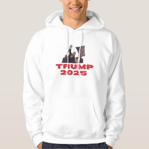 Trump 2025 Fett Patriotisches politisches Design Hoodie