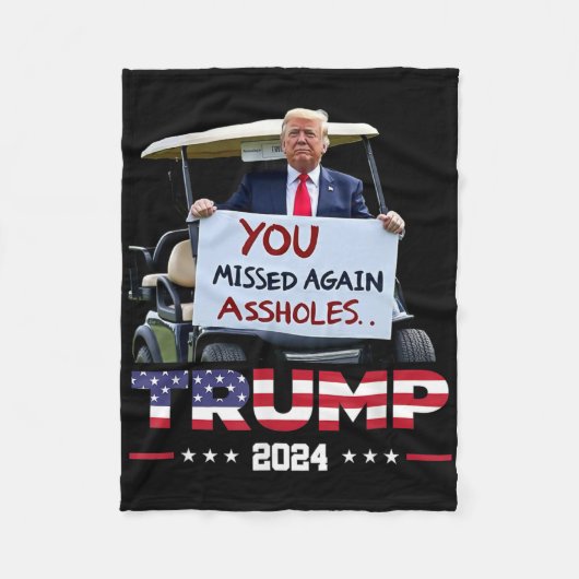 Trump 2025  fleecedecke (Vorderseite)