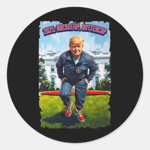 Trump 2025 knöpfen runder aufkleber