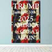TRUMP 2025 LEINWANDDRUCK (Insitu (Holzboden))