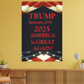 TRUMP 2025 LEINWANDDRUCK (Insitu (Wohnzimmer))