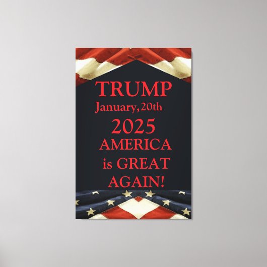 TRUMP 2025 LEINWANDDRUCK (Vorderseite)