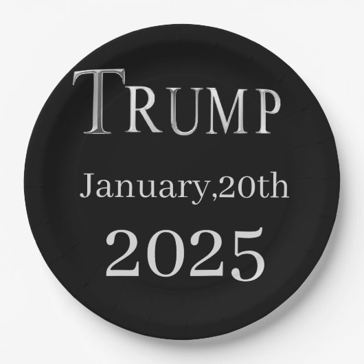 TRUMP 2025 PAPPTELLER (Vorderseite)