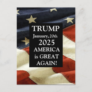 TRUMP 2025 POSTKARTE