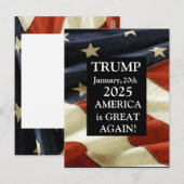 TRUMP 2025 POSTKARTE (Vorne/Hinten)