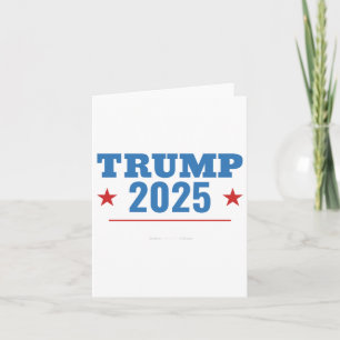 Trump 2025 Präsidentschaftswahl - Parody Design Karte