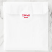 Trump 2025' runder aufkleber (Tasche)