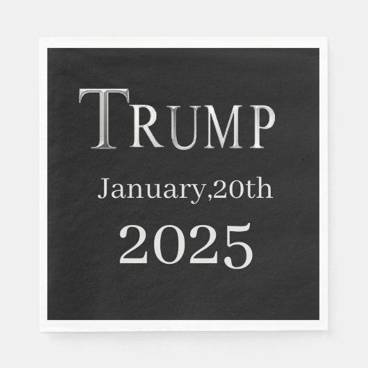TRUMP 2025 SERVIETTE (Vorderseite)