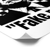 Trump 2025 Sticker Poster (Ecke)