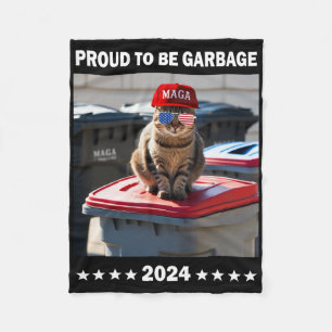 Trump 2025 Stolz, Teil der Müll-Crew zu sein Trump Fleecedecke