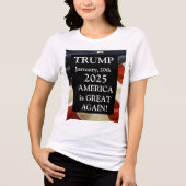 TRUMP 2025 Tri-Blend SHIRT (Vorderseite)