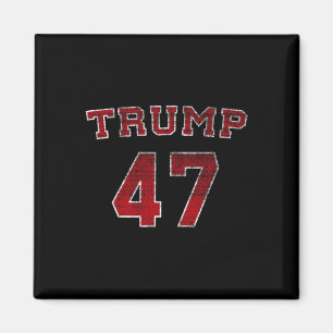Trump 2025 Wahl 47 Sieg Sieg Präsident Amtseinführ Magnet