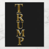 TRUMP 2025 WEINETIKETT (Einzelnes Label)