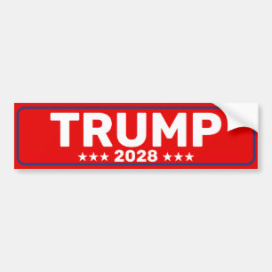 Trump 2028 Amerikanischer Präsident Autoaufkleber