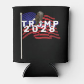 Trump 2028 Flag and Bald Eagle Dosenkühler (Vorderseite)
