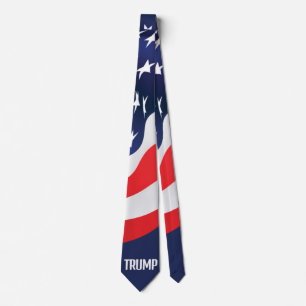 Trump 2028 Flag Neck Tie Krawatte