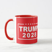 Trump 2028 Funny President Donald Trump Tasse (Links)