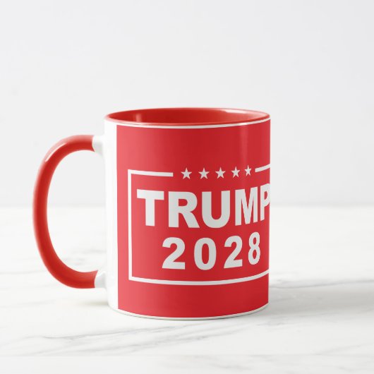 Trump 2028 Funny President Donald Trump Tasse (Links)