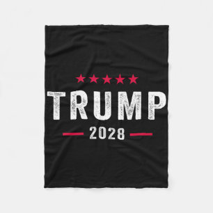 Trump 2028 Hemd Wählen Sie Donald Trump 28 Fleecedecke