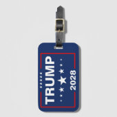 Trump 2028 Hofschild Gepäckanhänger (Vorderseite Vertikal)