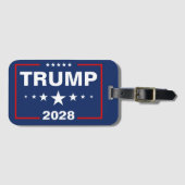 Trump 2028 Hofschild Gepäckanhänger (Vorderseite (Horizontal))