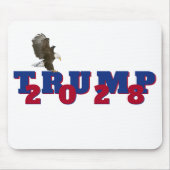Trump 2028 mit Bald-Adler Mousepad (Vorne)