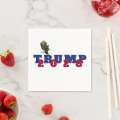 Trump 2028 mit Bald-Adler Serviette (Beispiel)