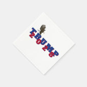 Trump 2028 mit Bald-Adler Serviette (Ecke)