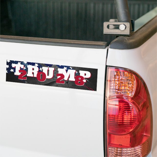Trump 2028 mit Sternen Autoaufkleber (Auf Lkw)
