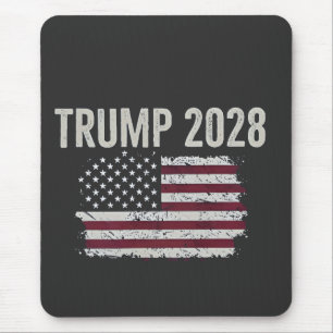Trump 2028 Präsident der amerikanischen Flag-Wahl Mousepad