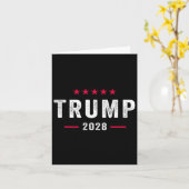 Trump 2028 Shirt Abstimmung Donald Trump 28 Karte (Gelbe Blume)