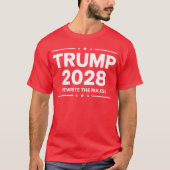 Trump 2028 T - Shirt - Die Regeln neu schreiben (Vorderseite)