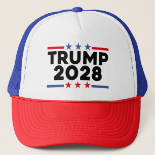 Trump 2028 Vintag MAGA Truckerkappe