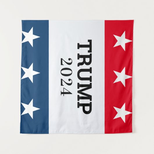 Trump 202X Wandteppich (Vorderseite (Horizontal))