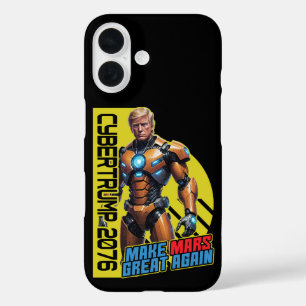 Trump 2076 Martian-Präsidentschaftskampagne iPhone 16 Hülle