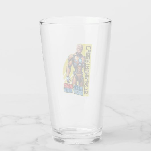 Trump 2076 | Martian-Präsidentschaftskampagne Glas (Rückseite)