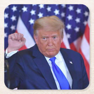 Trump 224 nimmt Amerika zurück Rechteckiger Pappuntersetzer