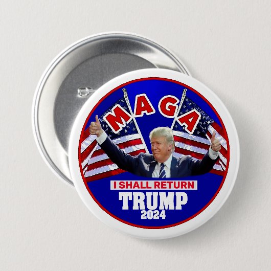 Trump '24 button (Vorne & Hinten)