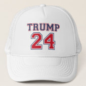 Trump 24 truckerkappe (Vorderseite)