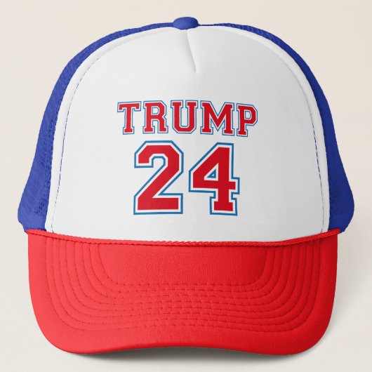 Trump 24 truckerkappe (Vorderseite)