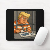 Trump 3.0 License Plate Designer 1 Mousepad (Mit Mouse)