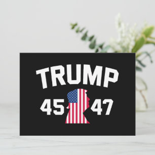 Trump 45 47 2024 Präsident Einladung