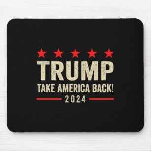 Trump 45 47 (auf der Rückseite) nehmen Amerika zur Mousepad
