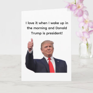 Trump 45-47 Bestes Geschenk  Karte